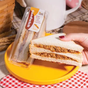 แซนด์วิชหมูหยองพริกเผา