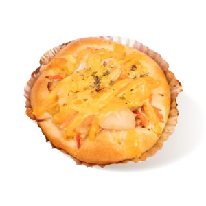 พิซซ่าทรอปิคอลซีฟู้ด (ปูอัด + สับปะรด + หอมใหญ่ + ชีส)