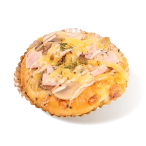 พิซซ่าแฮมเห็ดซอสทรัฟเฟิล (แฮม + เห็ดแชมปิญอง + ชีส)