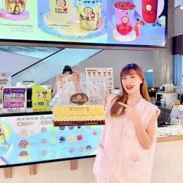 มิส มาม่อน ขอบคุณคุณลูกค้าที่น่ารัก K. @framenichareee รักมาม่อนเค้ก หวานน้อย ได้สุขภาพ 