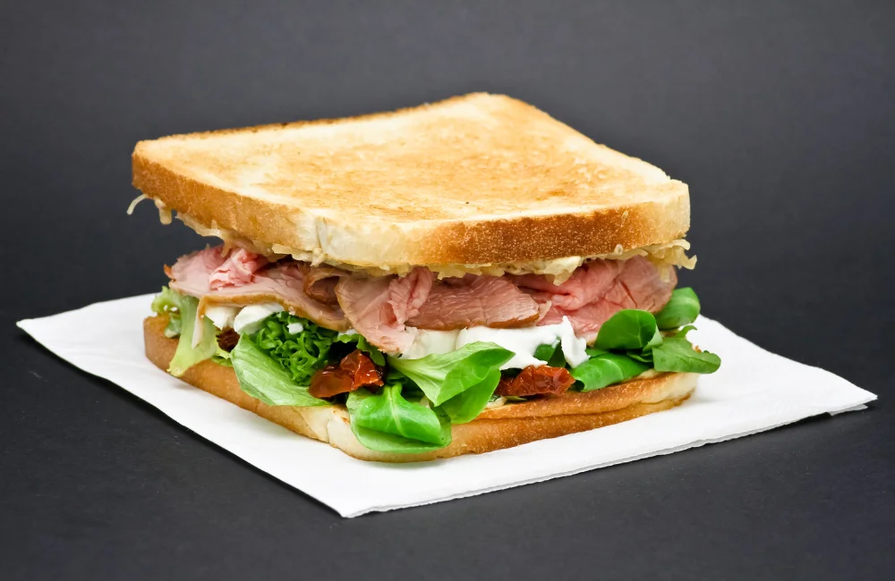 แซนวิชหมูย่างเกาหลี